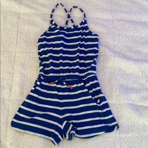 Navy Romper